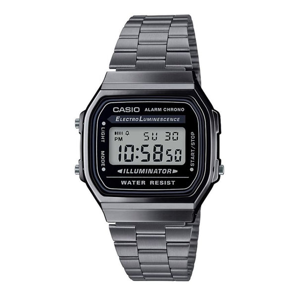 Casio Unisex Alarm Chronograph Digital Watch A168WEGG-1AEF