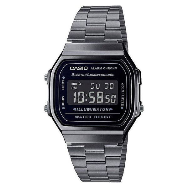 Casio Unisex Alarm Chronograph Digital Watch A168WEGG-1BEF