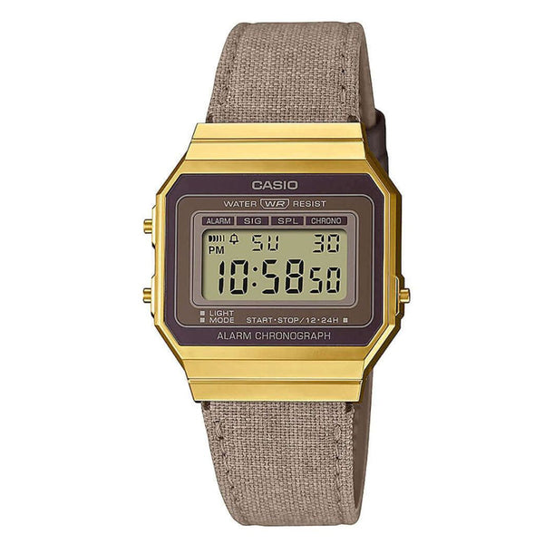 Casio Unisex Alarm Chronograph Digital Watch A700WEGL-5AEF
