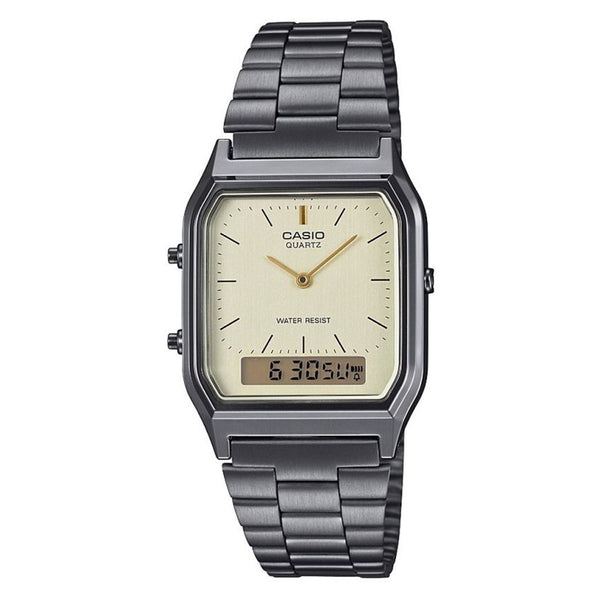 Casio Mens Alarm Chronograph Watch With Digital Display AQ-230EGG-9AEF