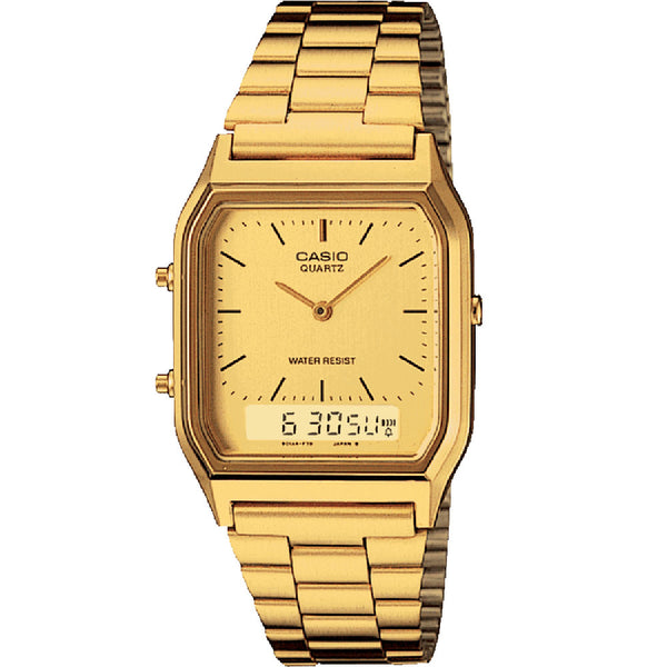 Casio Mens Alarm Chronograph Watch With Digital Display AQ-230GA-9DMQYES