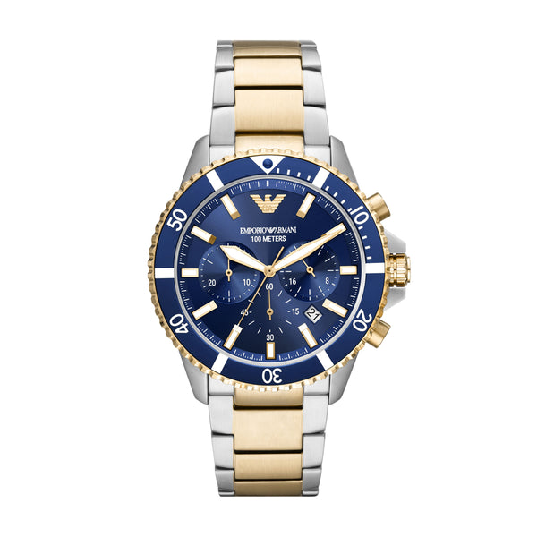 Emporio Armani Mens Diver Chronograph Watch AR11362