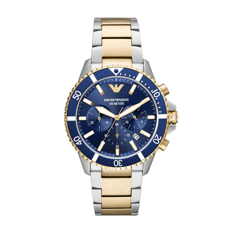 Emporio Armani Mens Diver Chronograph Watch AR11362