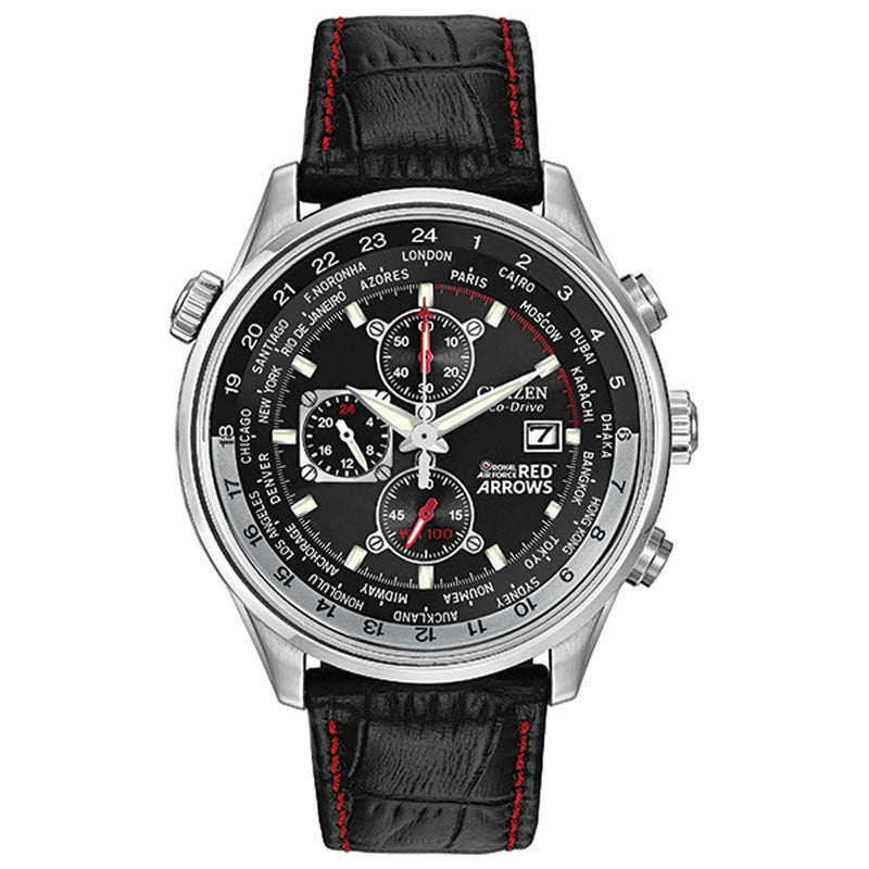 Citizen Mens Red Arrows Chrono World Time Eco-Drive Watch CA0080-03E