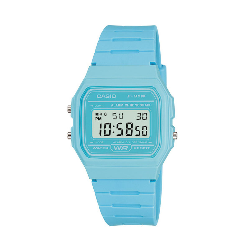 Casio Ladies Alarm Digital Watch F-91WC-2AEF