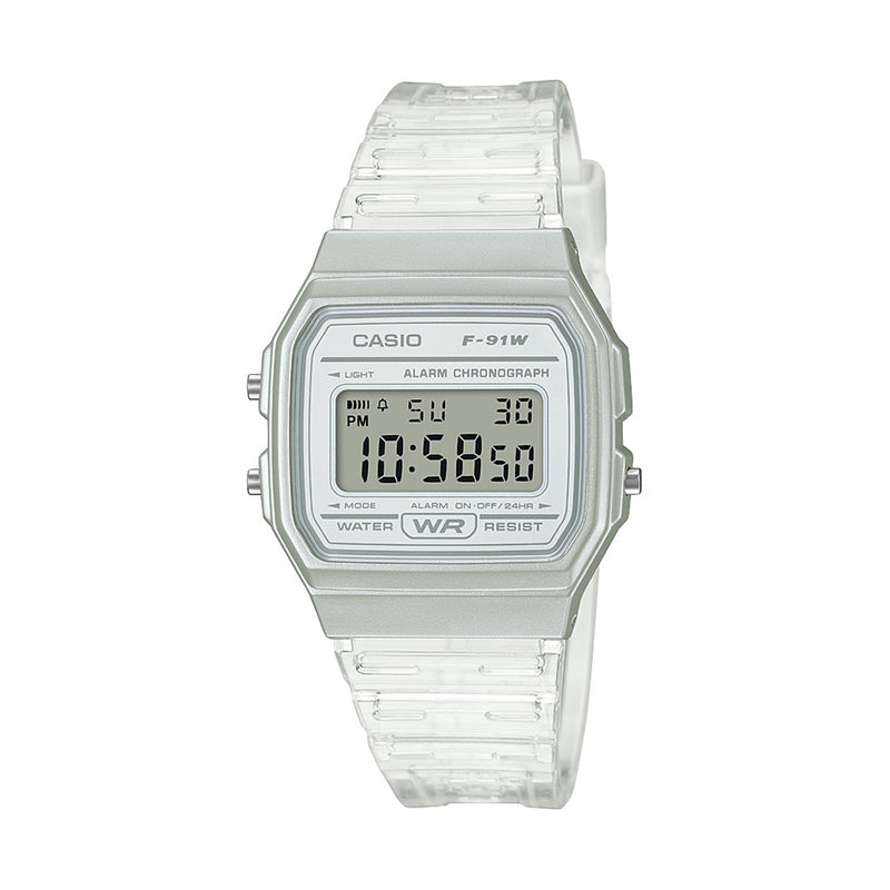 Casio Ladies Alarm Digital Watch F-91WS-7EF