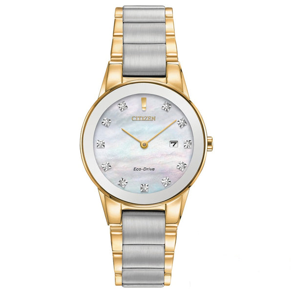 Citizen Ladies Eco-Drive Diamond Watch GA1054-50D