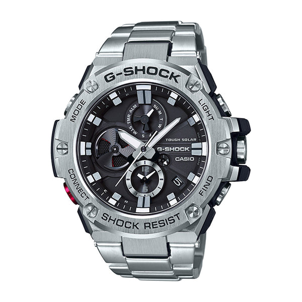 Casio Mens G-Shock Bluetooth Chronograph Solar Watch GST-B100D-1AER