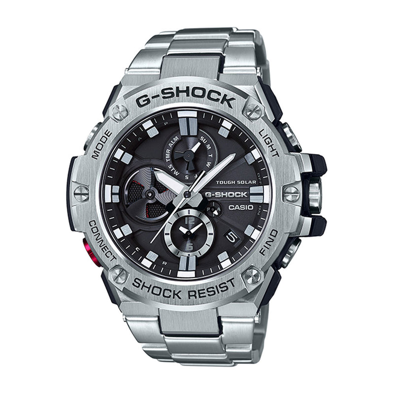 Casio Mens G-Shock Bluetooth Chronograph Solar Watch GST-B100D-1AER