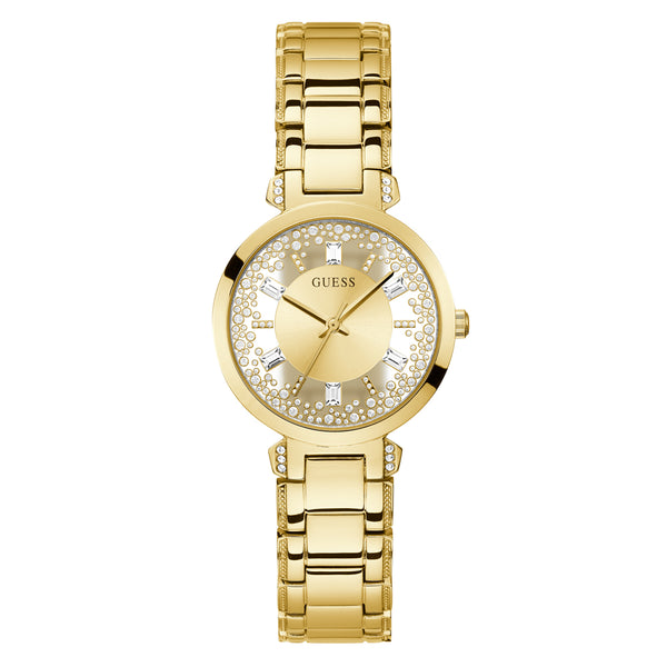 Guess Ladies Crystal Clear Watch GW0470L2