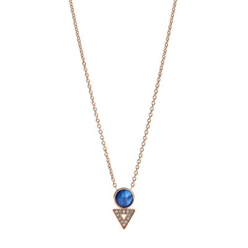 Fossil Ladies Geometric Necklace JF03013791