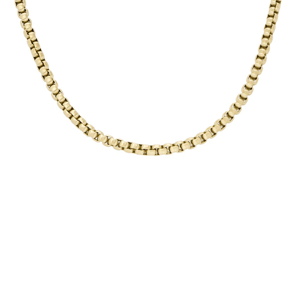 Fossil Men's All Stacked Up Necklace JF04504710