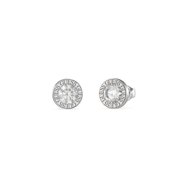 Guess Ladies 10mm Clear Studs  Earrings JUBE02244JWRHT/U