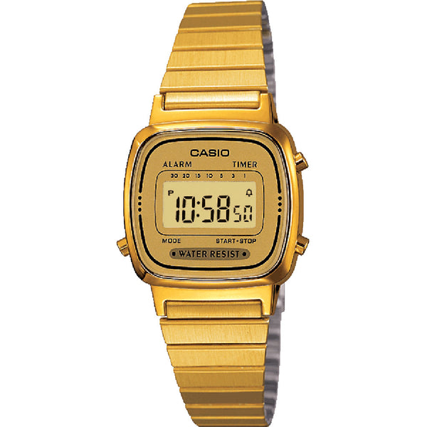 Casio Ladies Classic Alarm Chronograph Digital Watch LA670WEGA-9EF