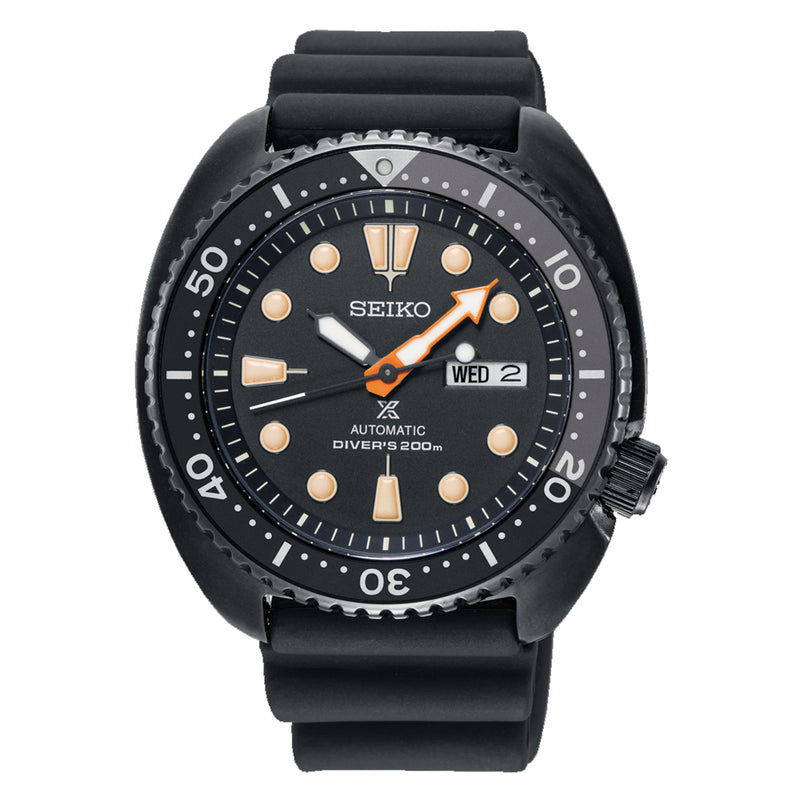Seiko Mens Prospex Sea Black Series Limited Edition Automatic Divers Watch SRPC49K1