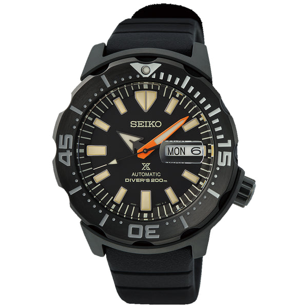 Seiko Mens Prospex Black Series Limited Edition Monster Automatic Watch SRPH13K1