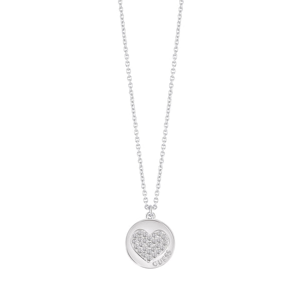 Guess Ladies Heart Devotion Necklace UBN82050