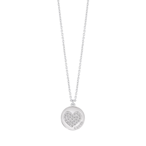 Guess Ladies Heart Devotion Necklace UBN82050