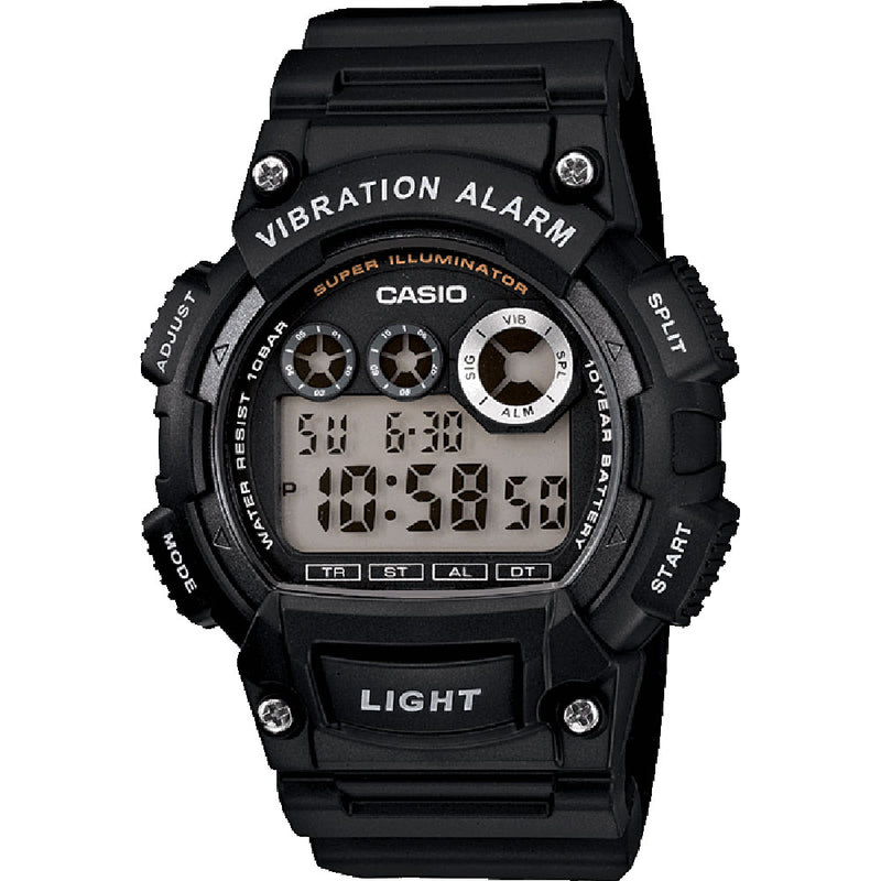 Casio Mens Vibration Chronograph Alarm Watch W-735H-1AVEF