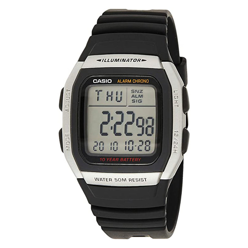 Casio Unisex Alarm Digital Watch W-96H-1AVES