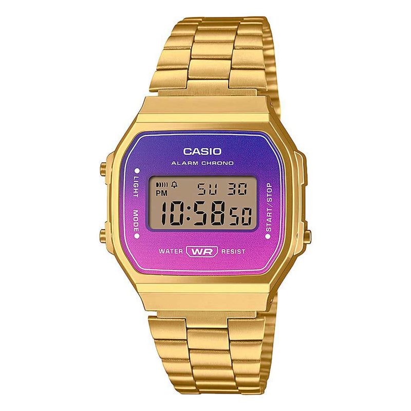 Casio Unisex Alarm Chronograph Digital Watch A168WERG-2AEF