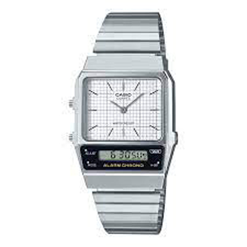 Casio Mens Alarm Chronograph Watch With Digital Display AQ-800E-7AEF