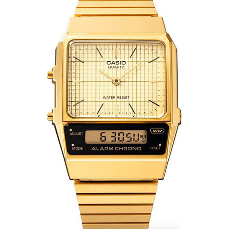 Casio Mens Alarm Chronograph Watch With Digital Display AQ 800EG