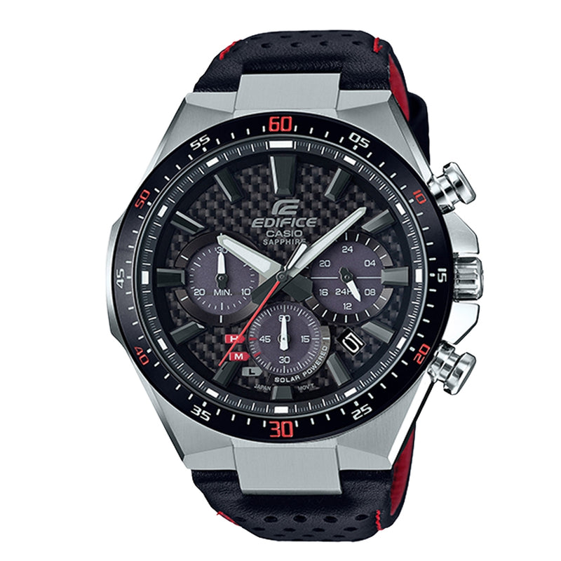 Casio Mens Edifice Premium Chronograph Solar Watch EFS-S520CBL-1AUEF
