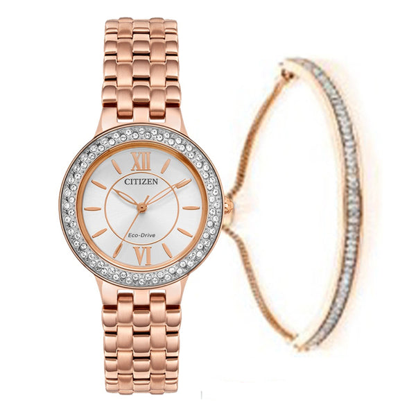 Citizen ladies watch clearance and bracelet set