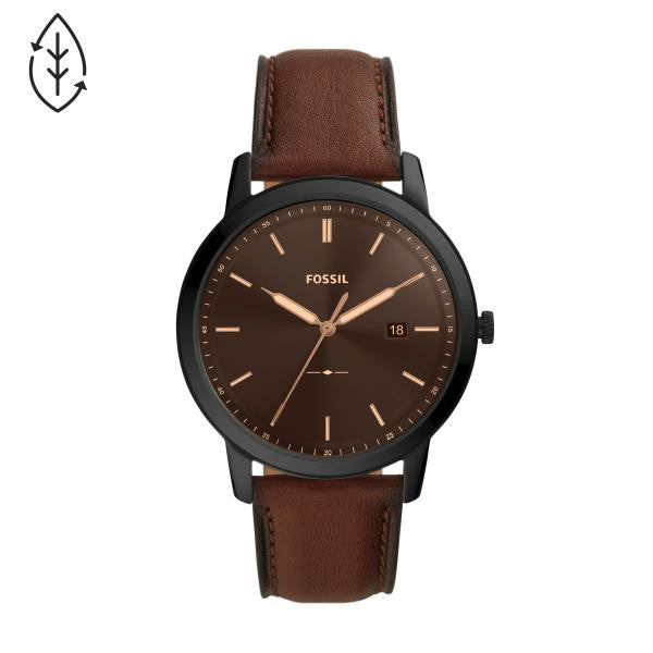 Fossil Mens Minimalist Solar Watch FS5841